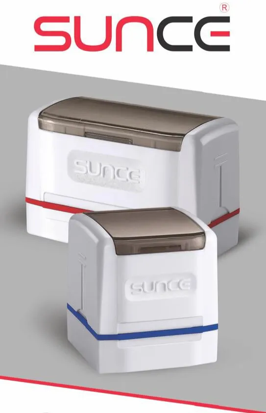 SUNCE Custom Premium Self-Inking Stamp | Personalized Office Seal