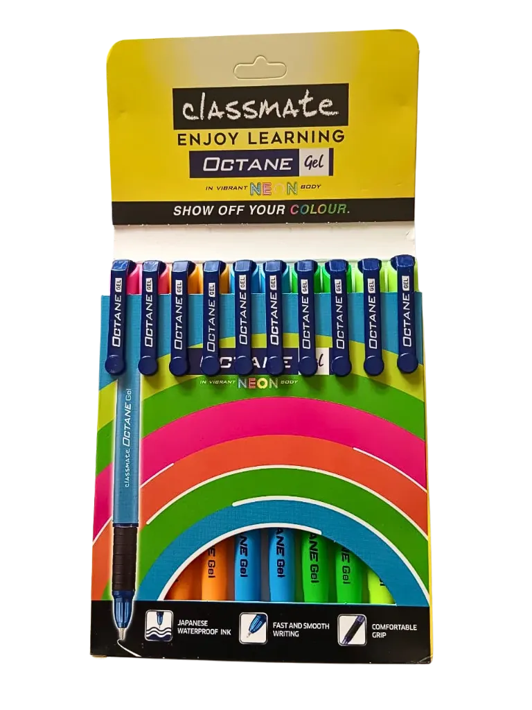 Classmate Octane Gel Pen - Pack of 10