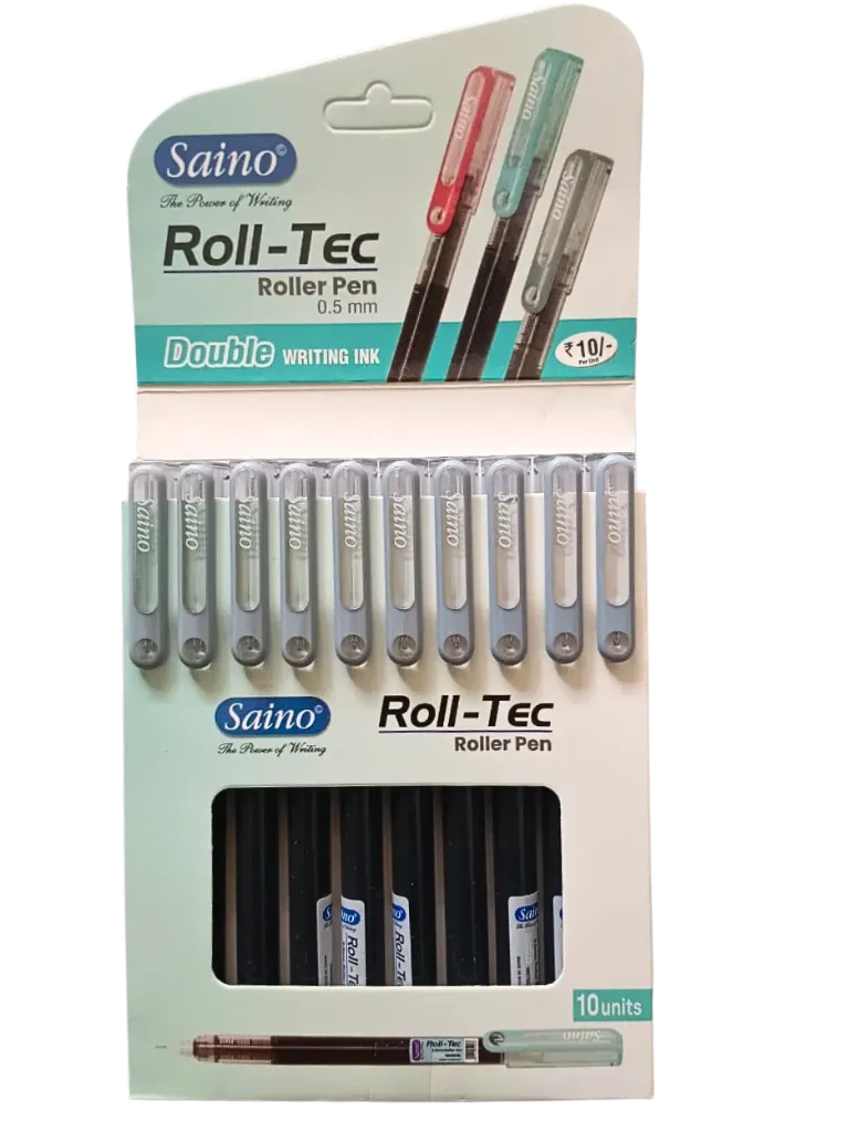 Saino Roll-Tec Roller Pen (0.5 mm) - Pack of 10