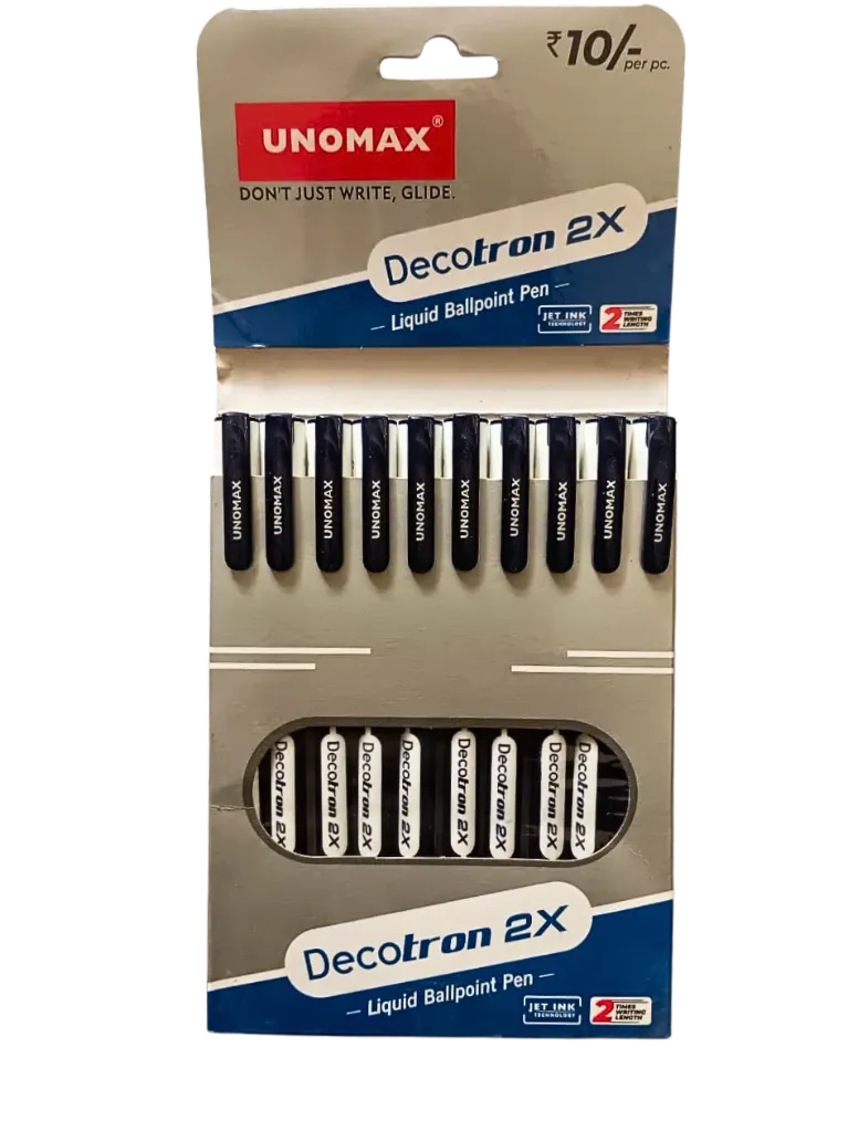 Unomax Decotron 2X Liquid Ballpoint - Pack of 10