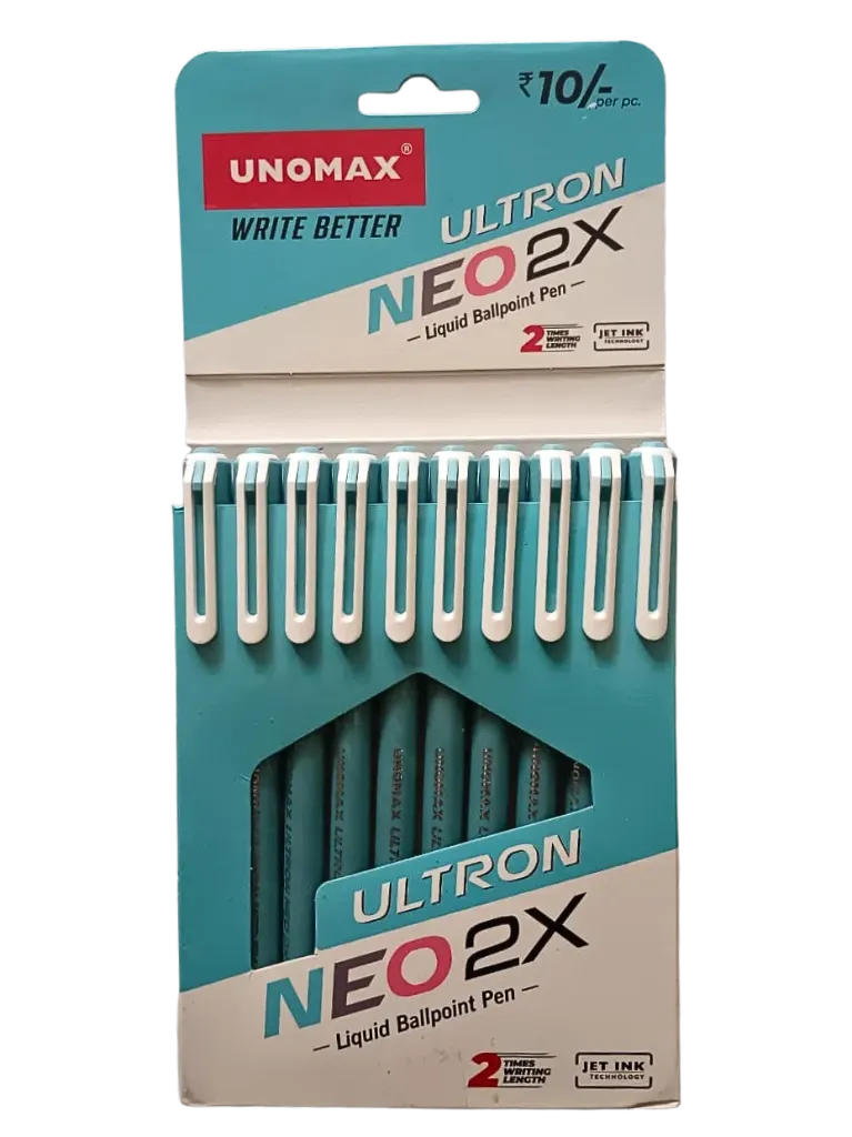 Unomax Ultron Neo 2X Liquid Ballpoint - Pack of 10