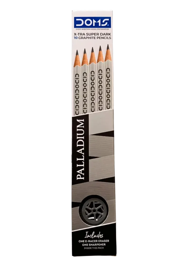 Doms Palladium X-TRA Super Dark Graphite Pencils (Pack of 10)