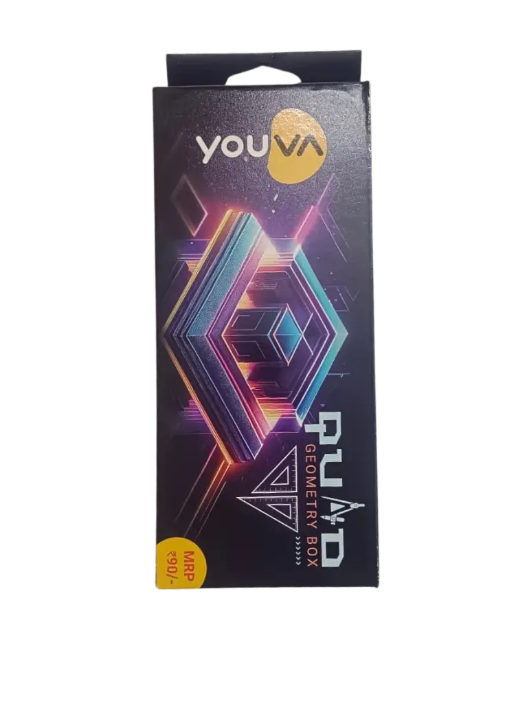 Navneet Youva Quad Geometry Box - AI Inspired Design (Premium Tin)