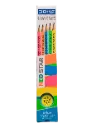 Doms Neo Star Pencils – High-Tech Triangular Grip (Pack of 10)