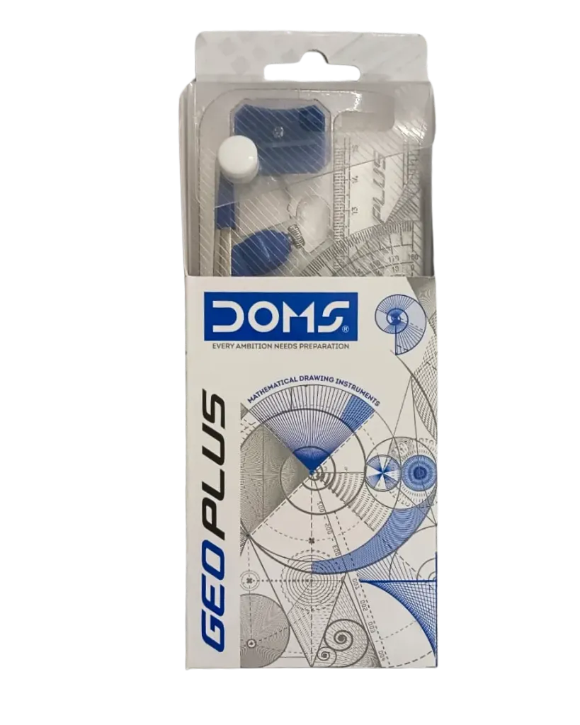 Doms Geoplus Geometry Box – Economical & Durable Student Kit